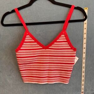 L.A. Hearts‎ NWT Red/White Crop Top Size XS